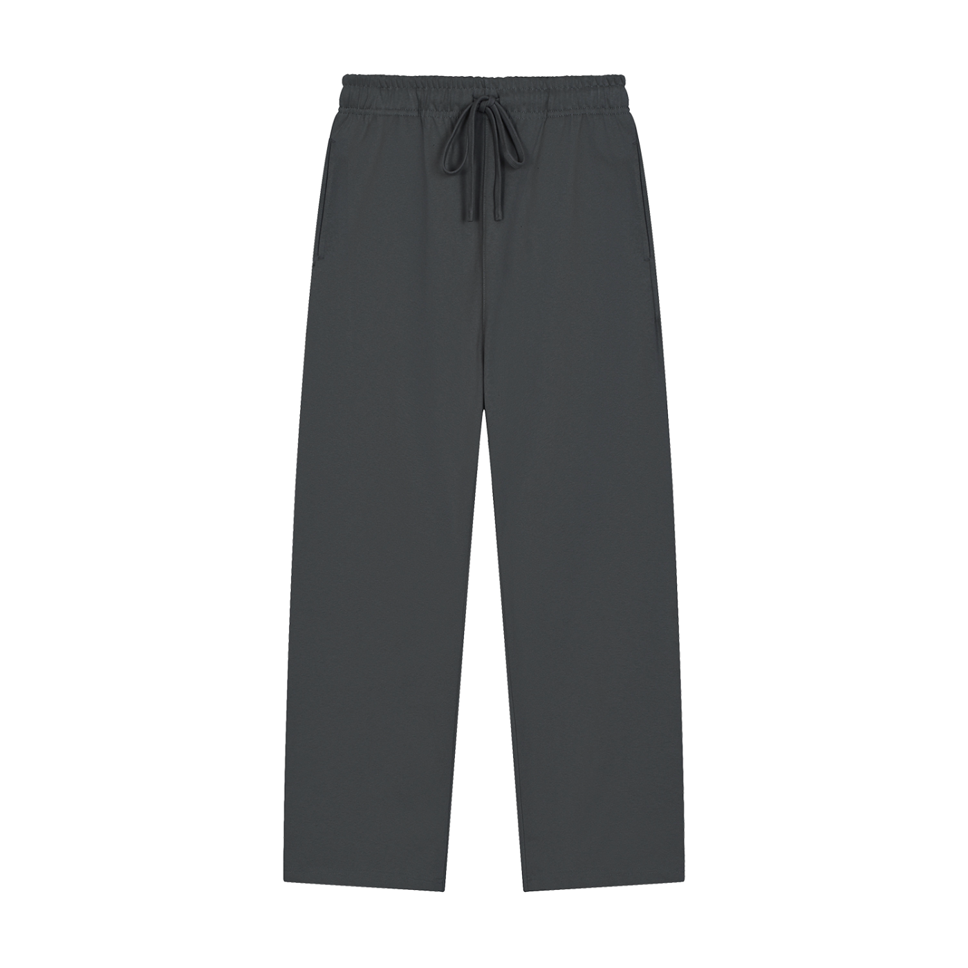 BLANKZ Heavy Straight Sweatpant — Dark Gray, front view