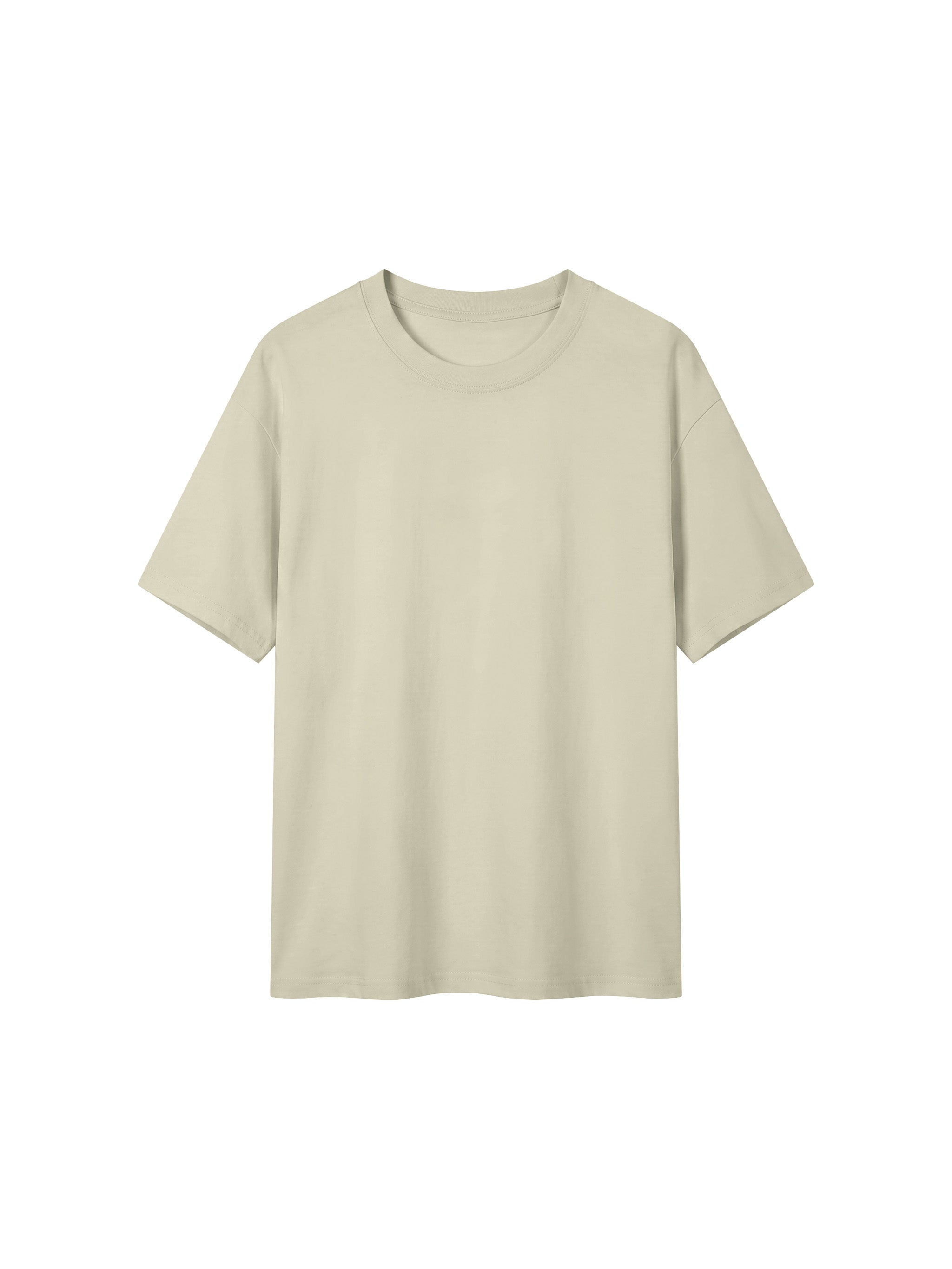 BLANKZ Everyday Cotton Tee — Bean Green, front view