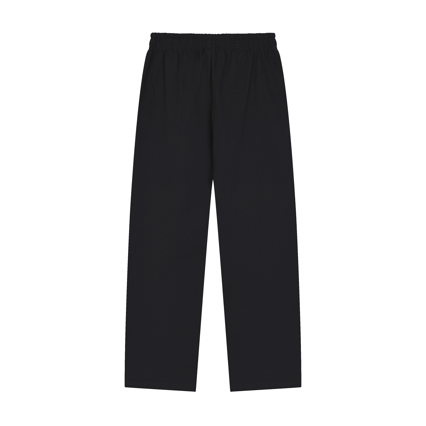 BLANKZ Heavy Straight Sweatpant — Black, back view