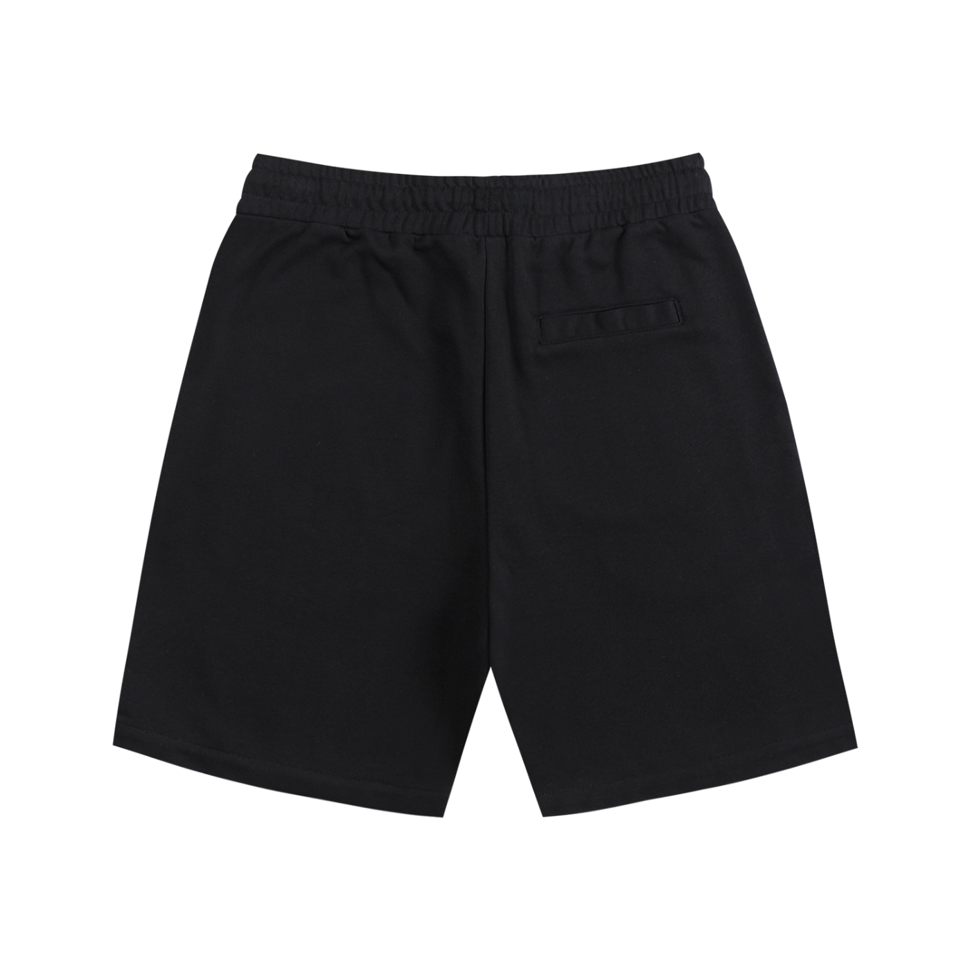 BLANKZ Essential Cotton Short — Black, back view