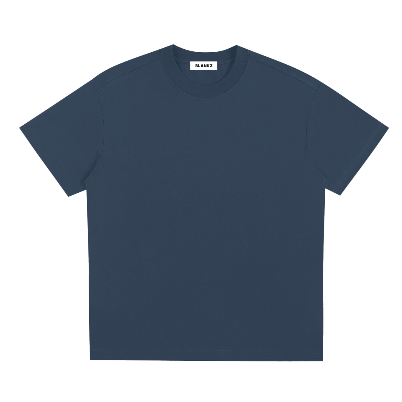 BLANKZ Sorona Quick-Dry Cooling Tee — Midnight Blue, front view