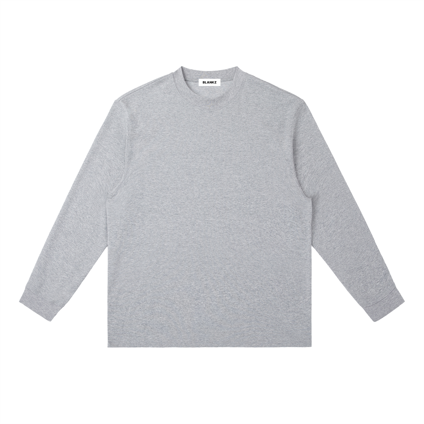 BLANKZ Everyday Long Sleeve 280 — Flower Gray, front view
