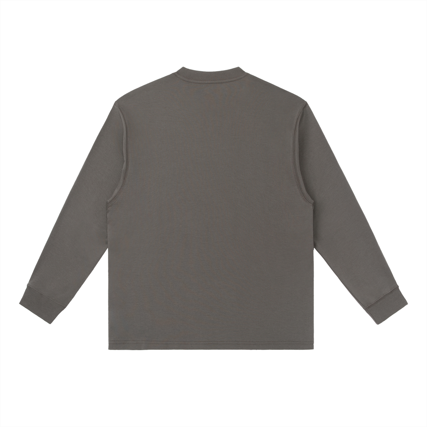 BLANKZ Everyday Long Sleeve 280 — Dark Gray, back view