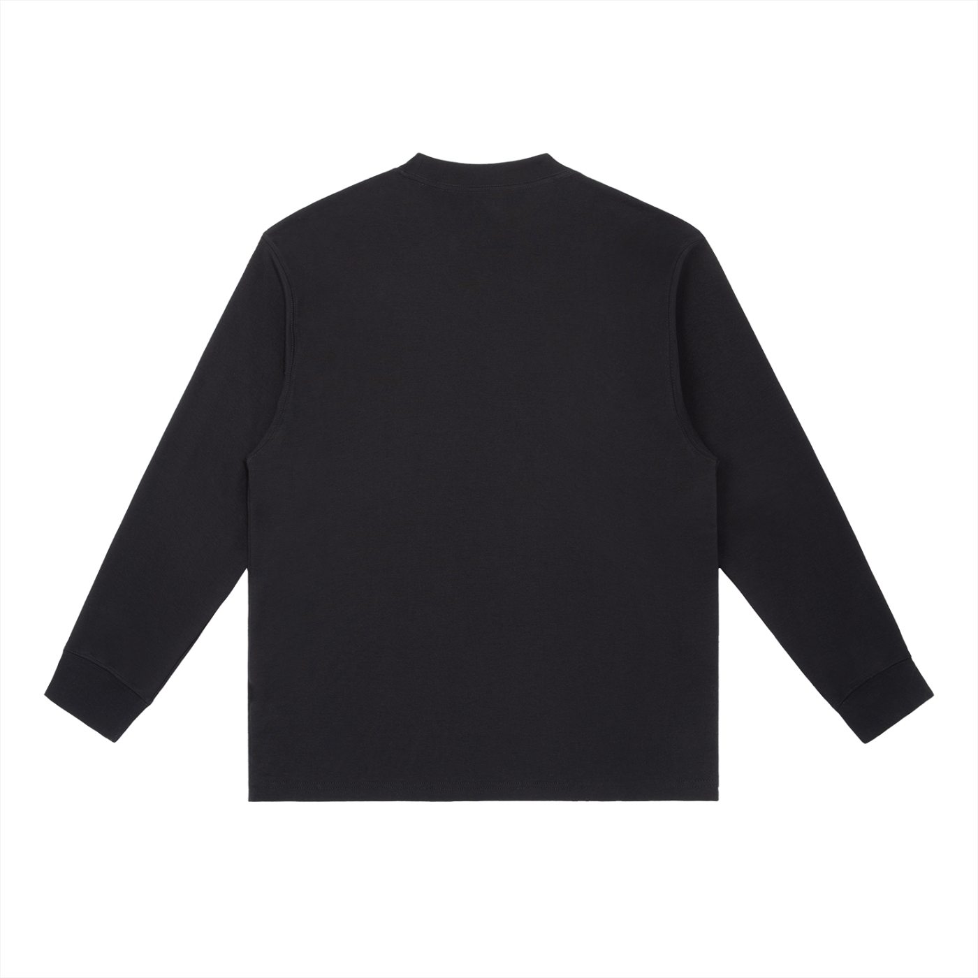 BLANKZ Everyday Long Sleeve 280 — Black, back view