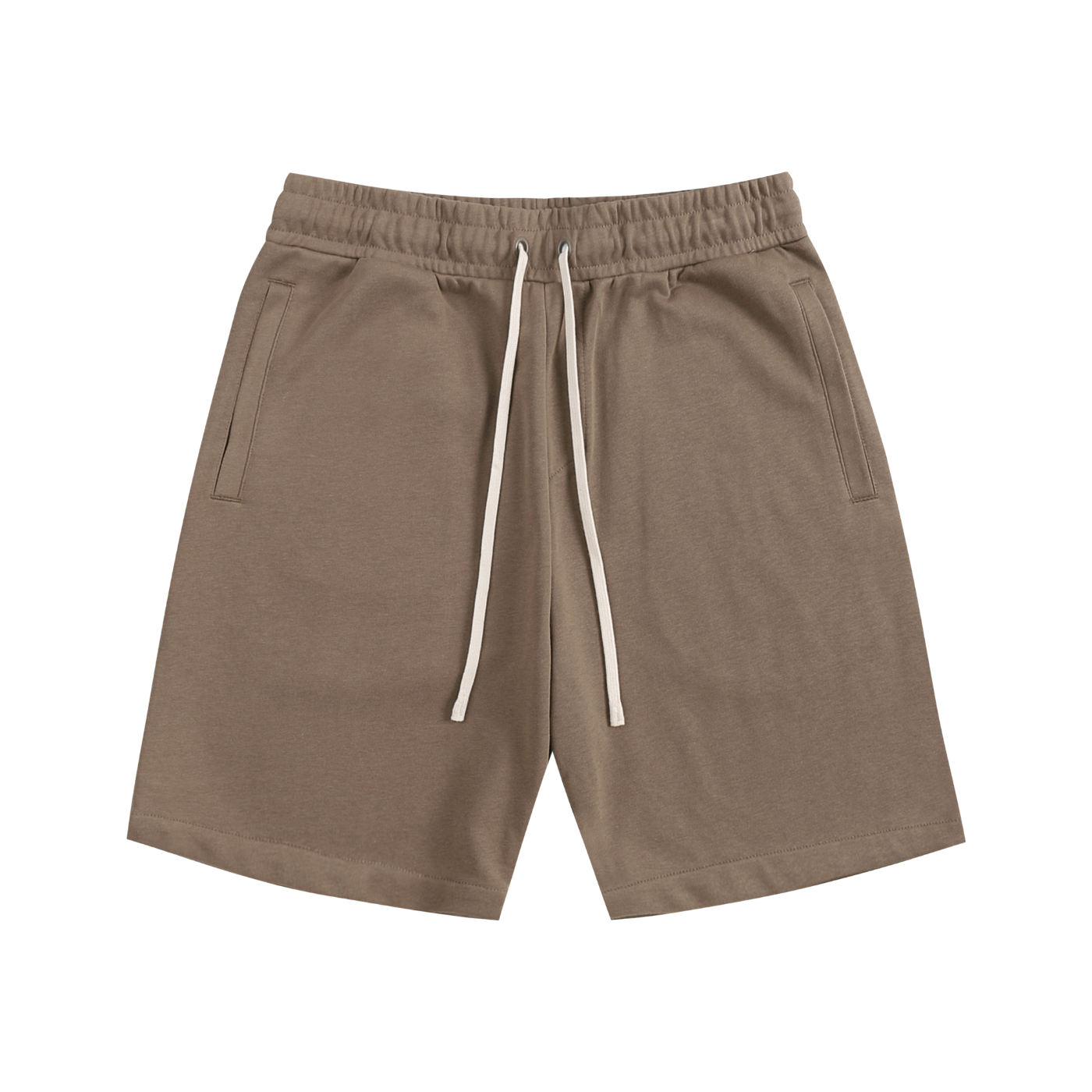 BLANKZ Essential Cotton Short — Coffee, front view