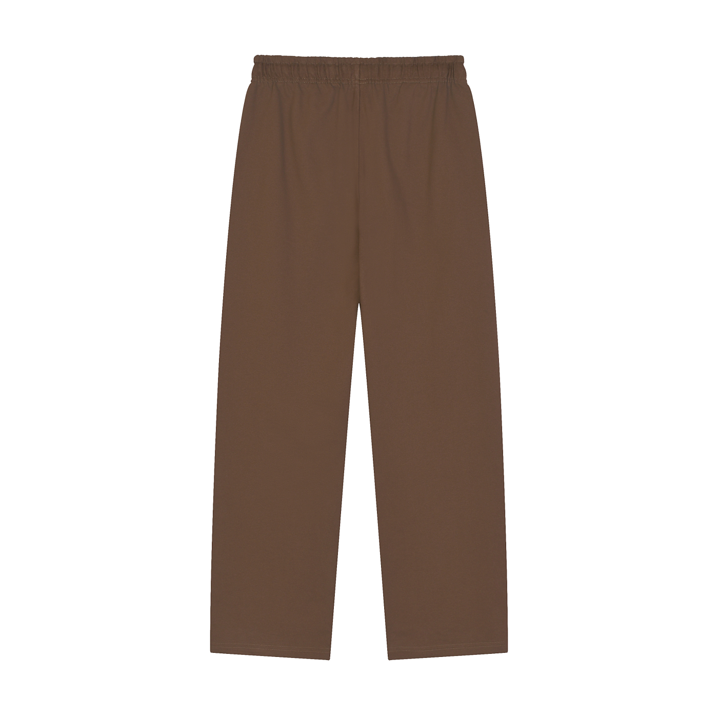 BLANKZ Heavy Straight Sweatpant — Coffee, back view