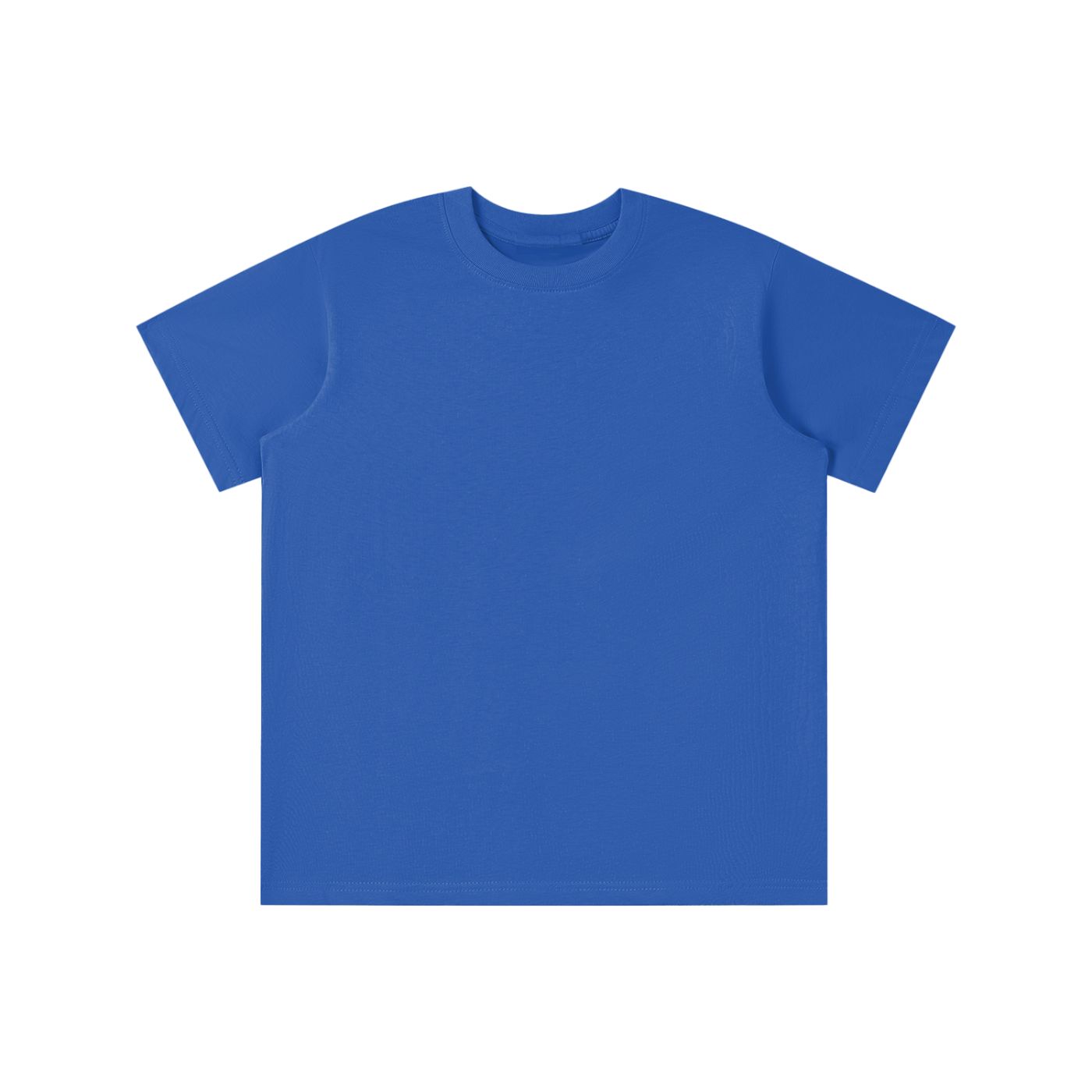 BLANKZ Kids' Essential Tee — Colorful Blue, front view