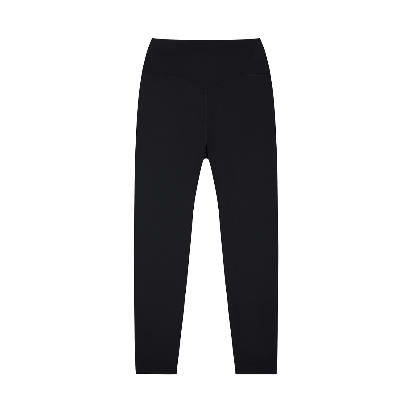 BLANKZ High-Waisted Yoga Leggings — Black, back view