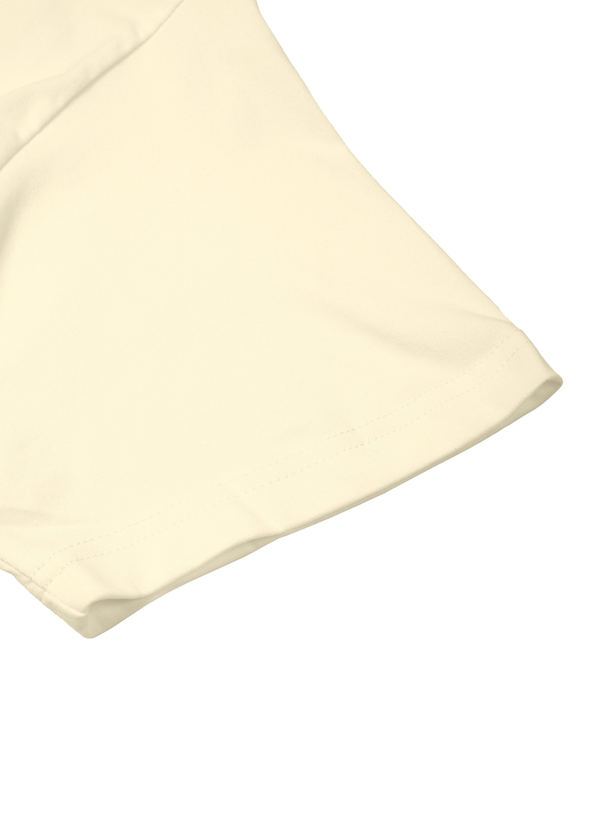 BLANKZ Everyday Cotton Tee — Short sleeve and sleeve hem detail