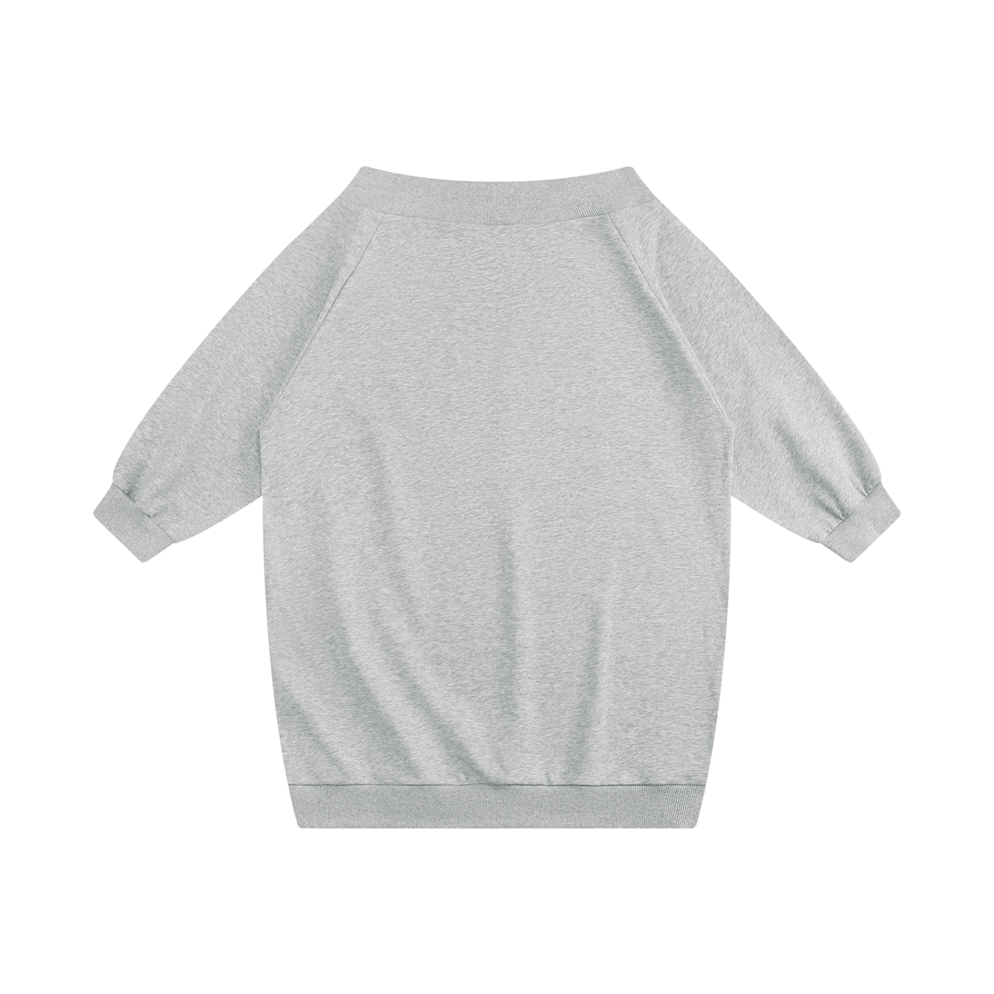 BLANKZ Off-the-Shoulder Dress — Flower Gray — back view