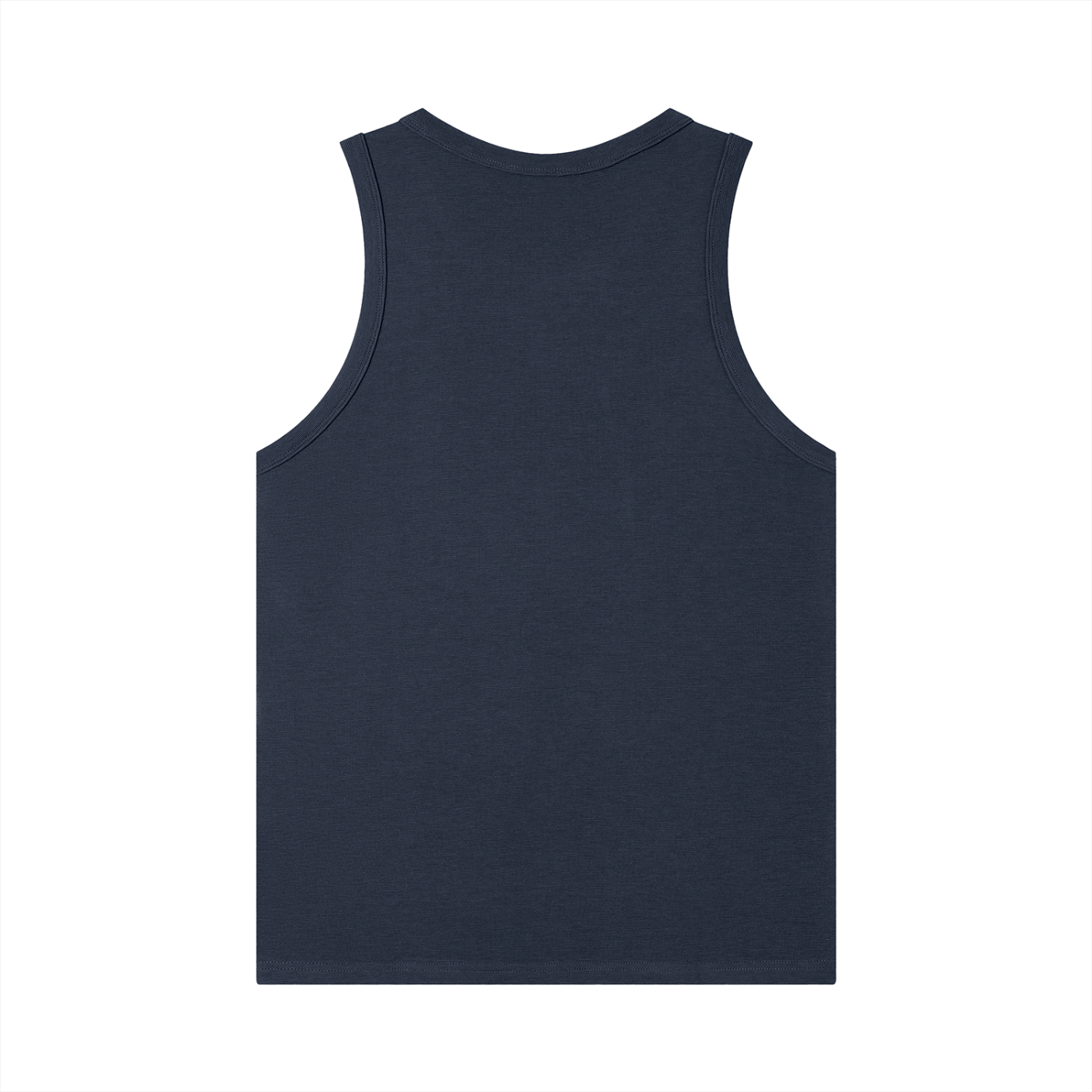 BLANKZ Heavy Rib Tank — Royal Blue, back view
