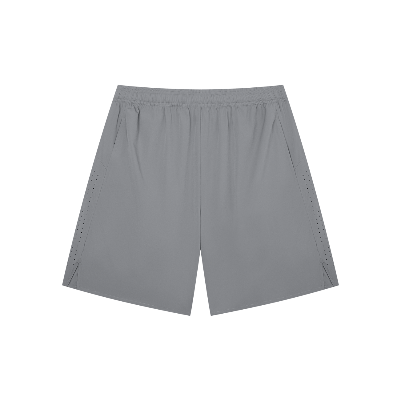 BLANKZ Regular Fit Performance Shorts — Light Gray, front view