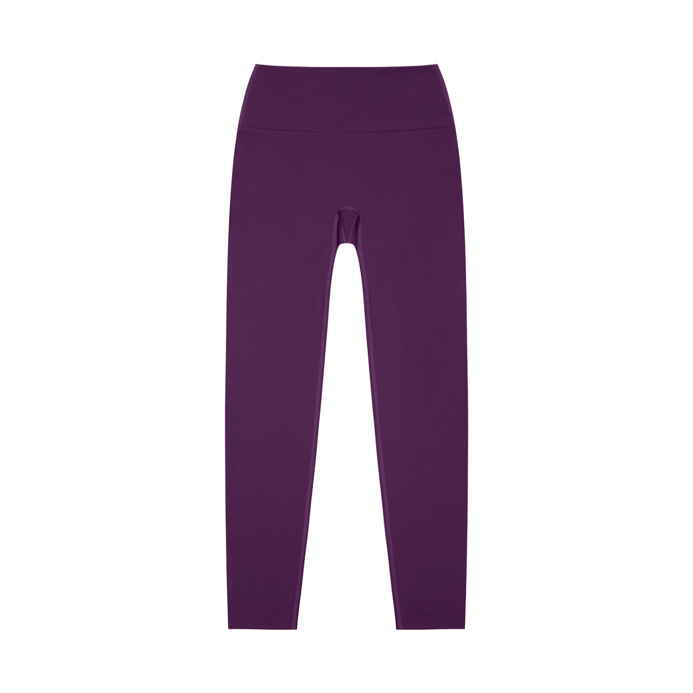 BLANKZ High-Waisted Yoga Leggings — Purple, front view