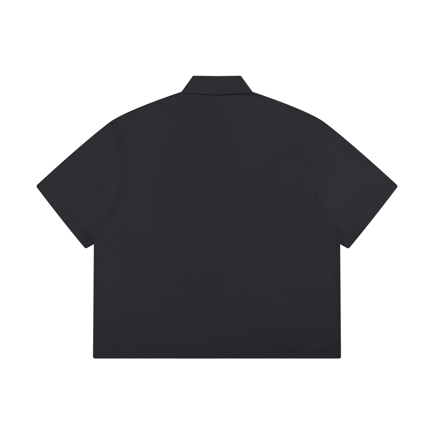 BLANKZ Light Short-Sleeve Shirt — Black — back view