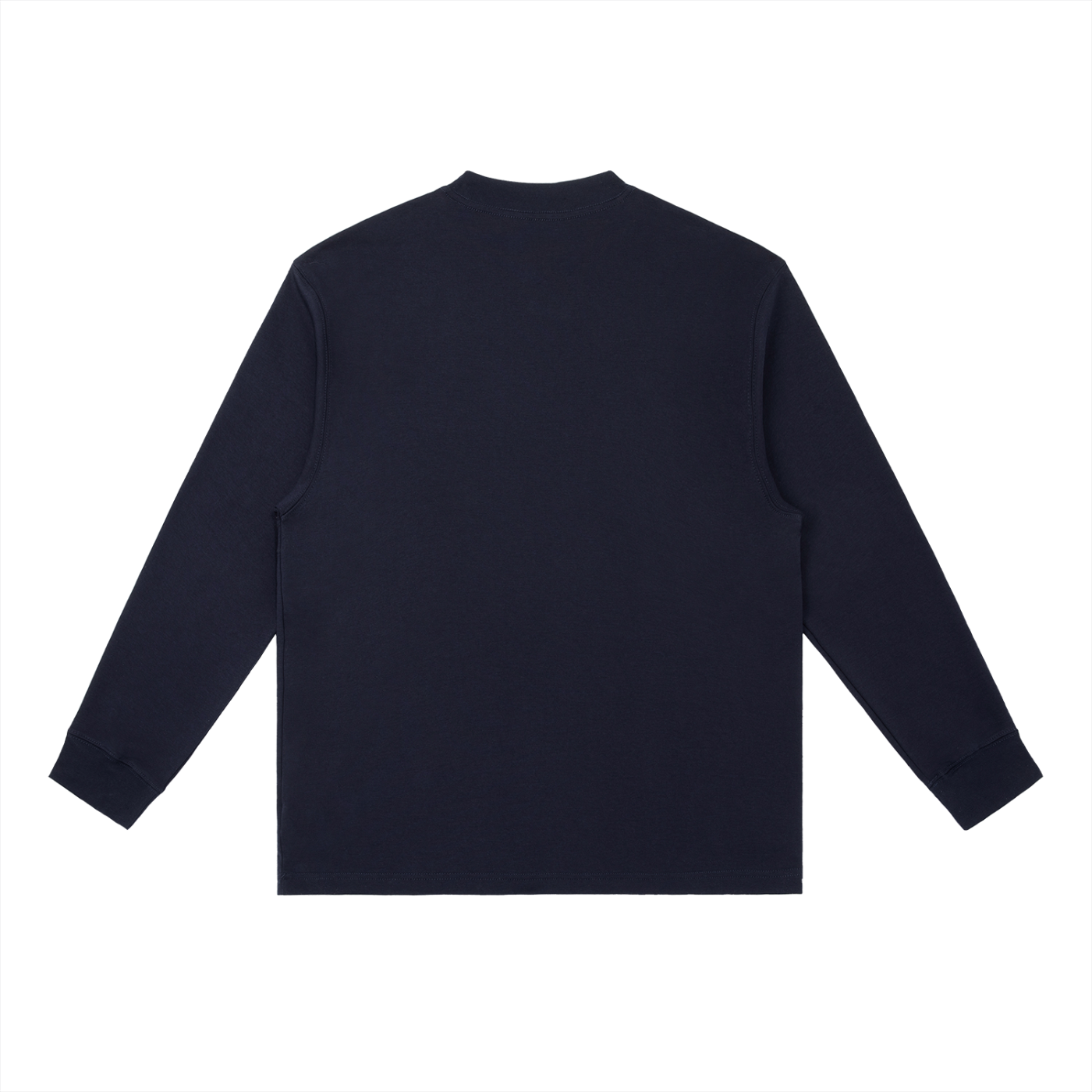 BLANKZ Everyday Long Sleeve 280 — Navy Blue, back view