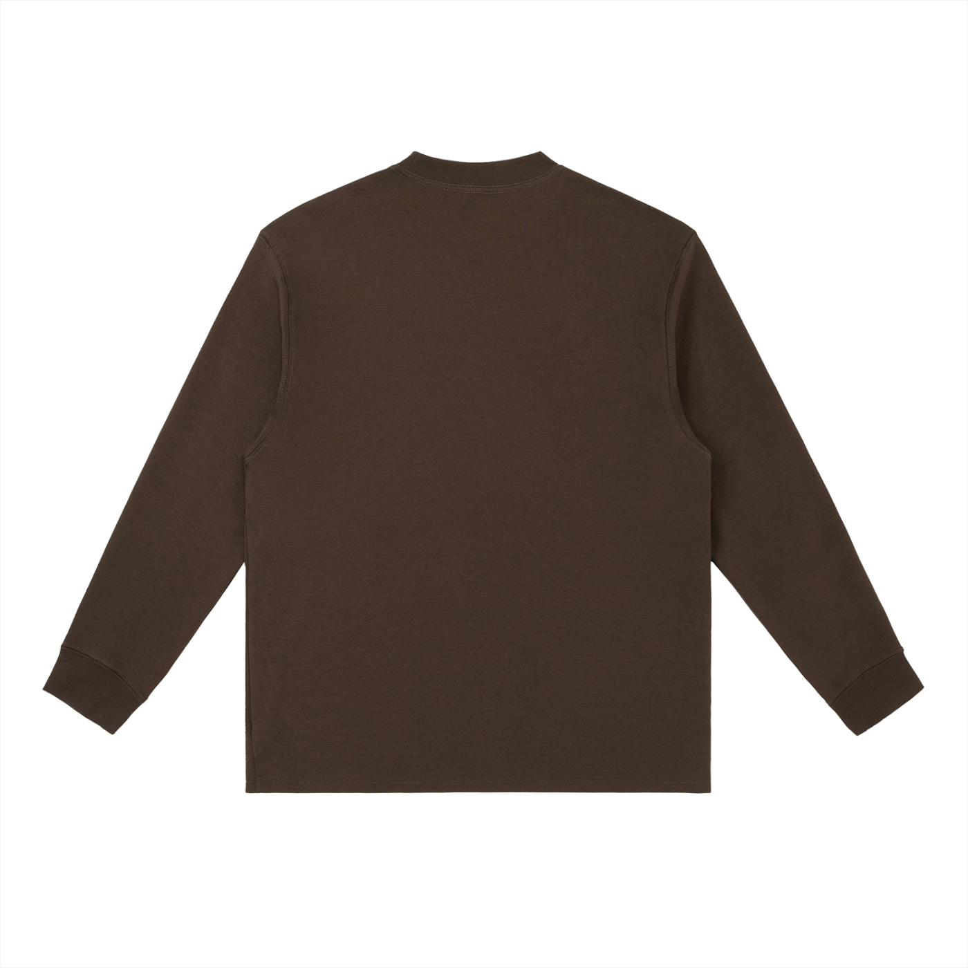 BLANKZ Everyday Long Sleeve 280 — Coffee, back view