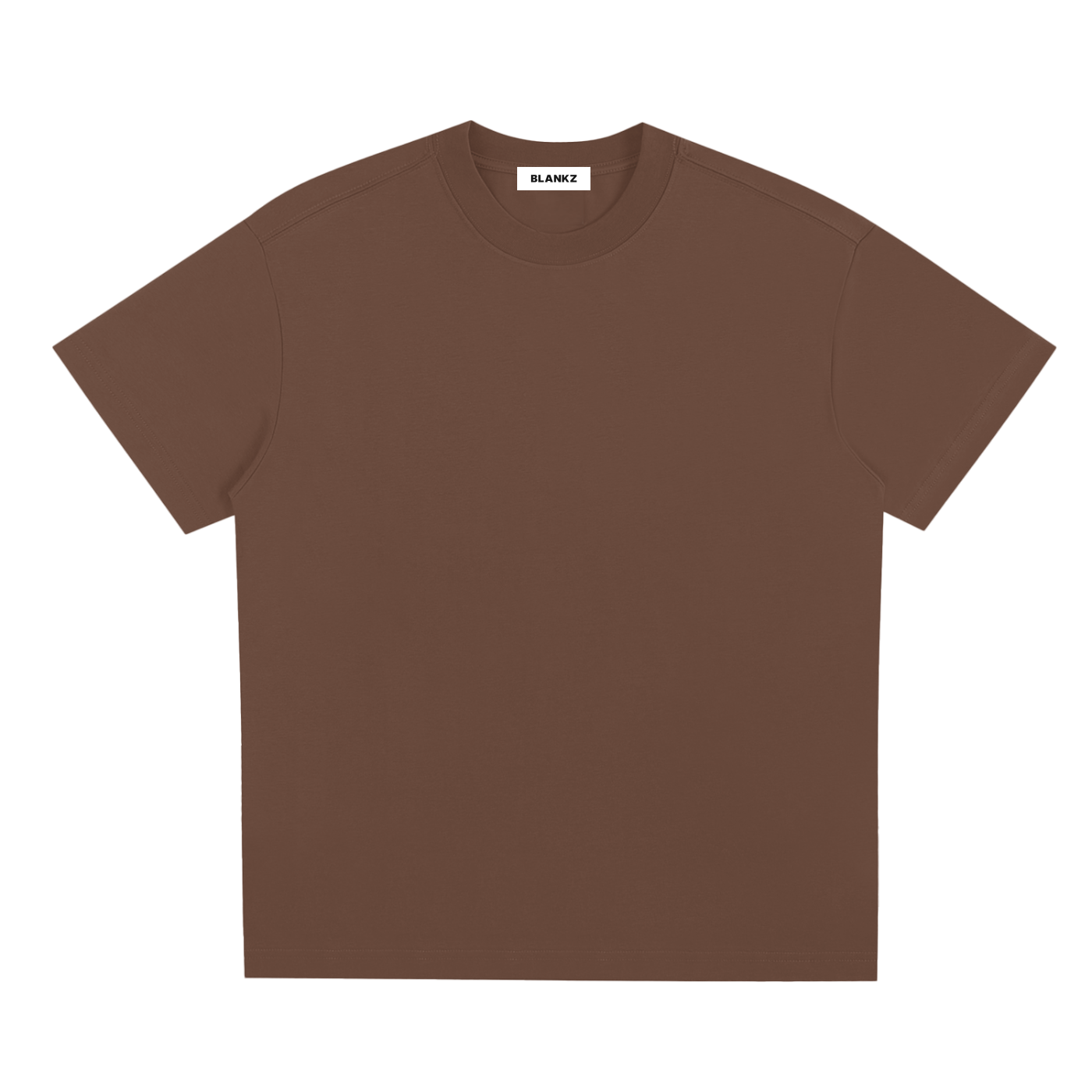 BLANKZ Sorona Quick-Dry Cooling Tee — Brown, front view