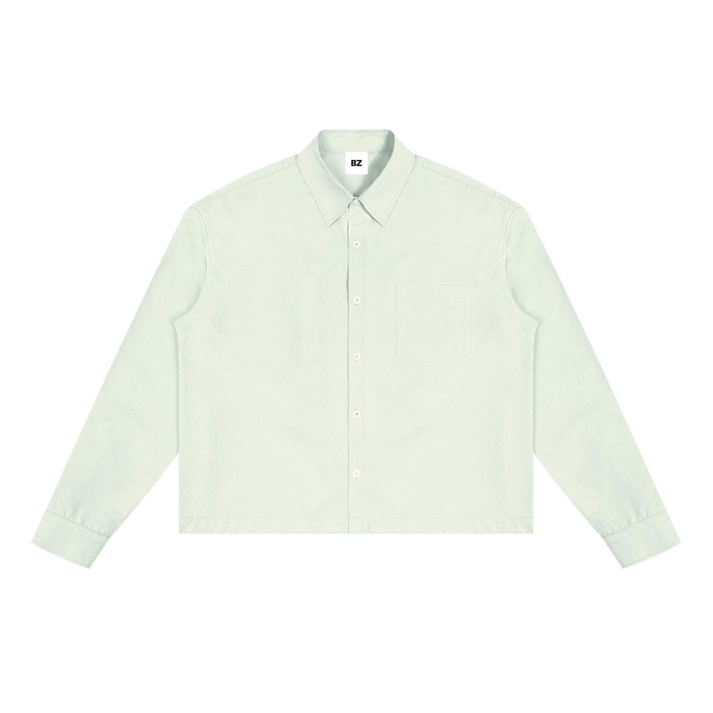 BLANKZ Light Long-Sleeve Shirt — Light Green, front view