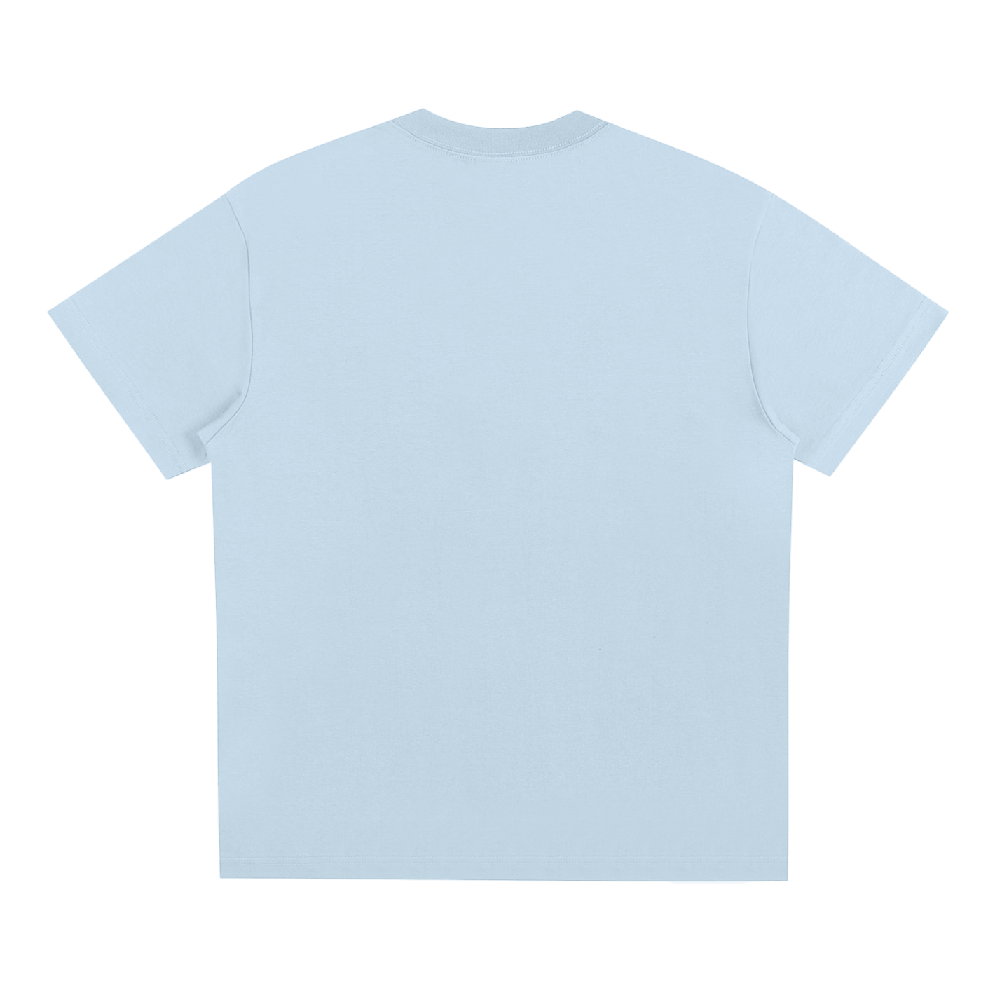 BLANKZ Sorona Quick-Dry Cooling Tee — Sky Blue, back view