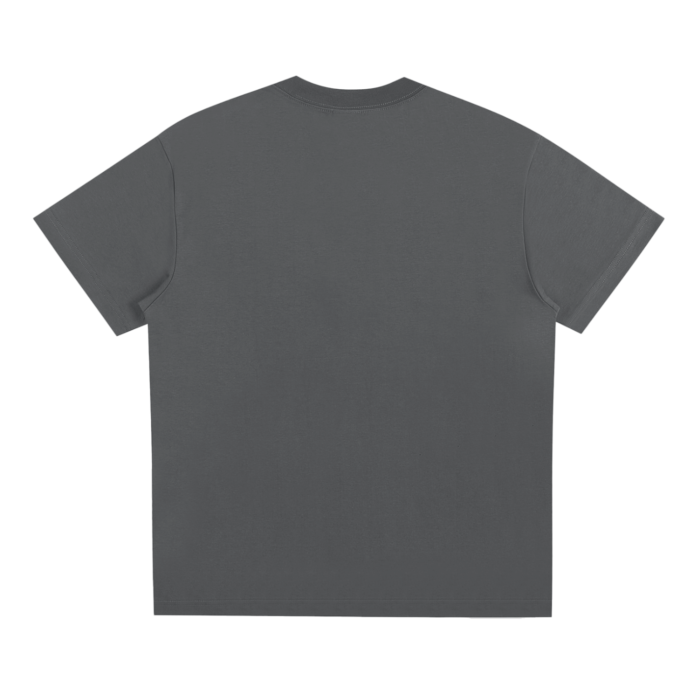 BLANKZ Sorona Quick-Dry Cooling Tee — Dark Gray, back view