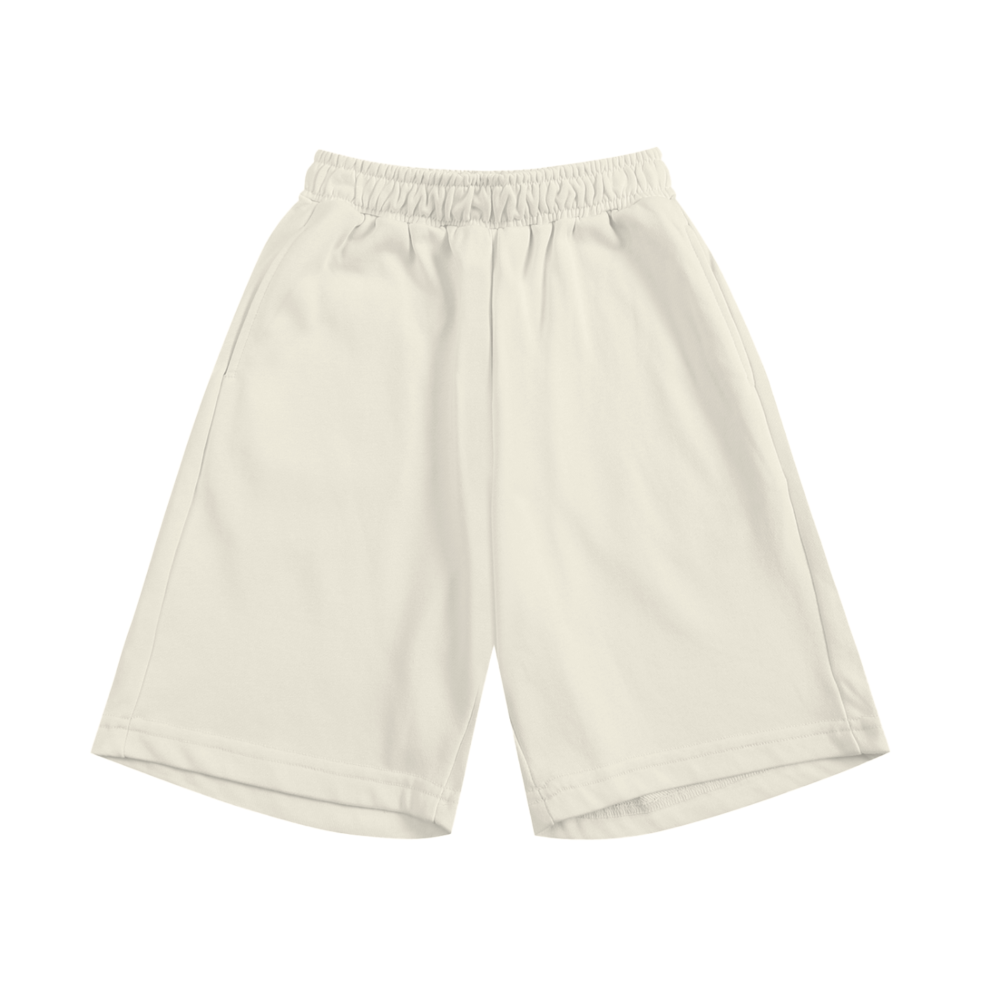 BLANKZ Kids' Essential Shorts — Light Apricot, front view