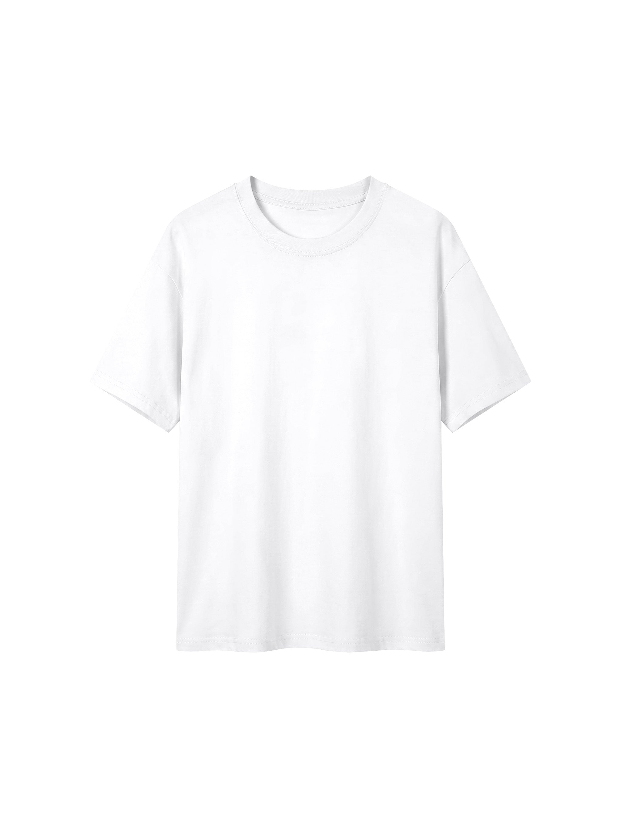 BLANKZ Everyday Cotton Tee — White, front view