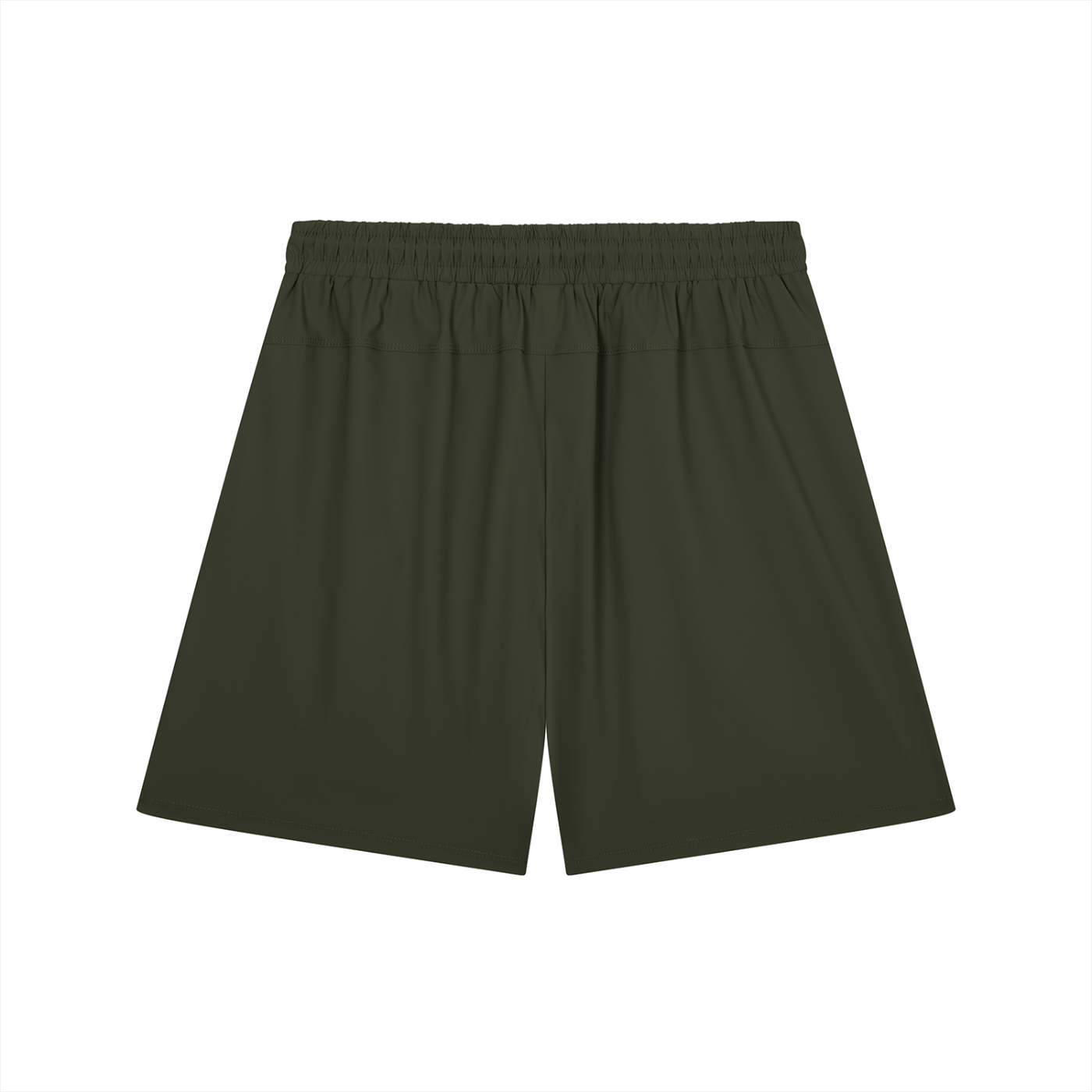 BLANKZ Light Drawstring Short — Army Green, back view