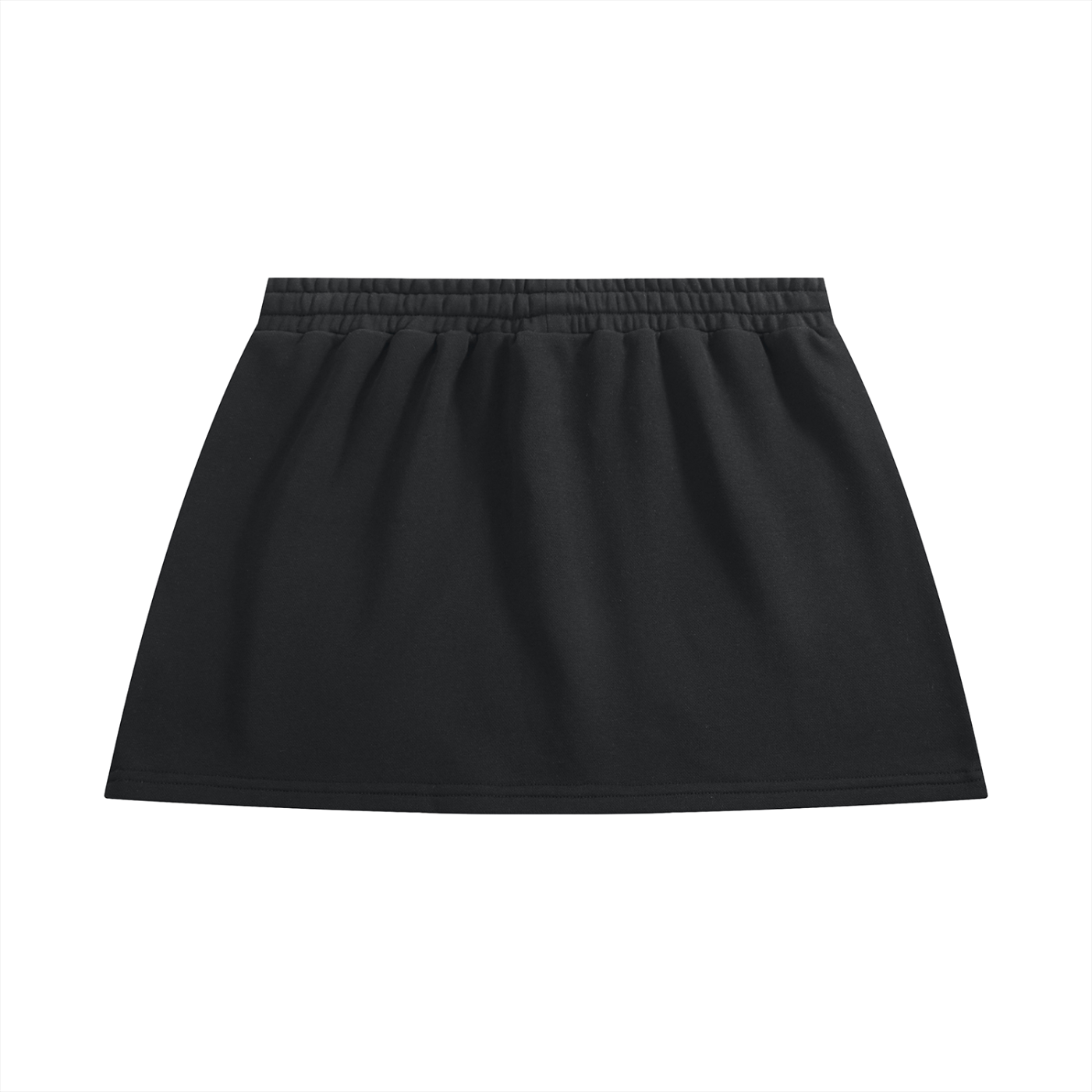 BLANKZ A-Line Mini Skirt — Black — back view