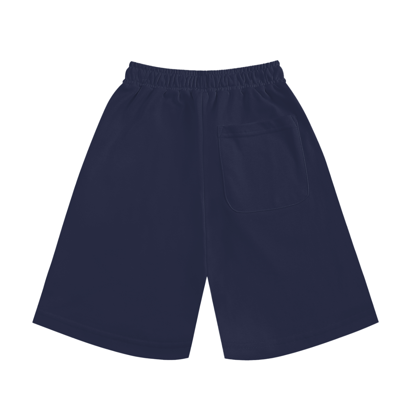 BLANKZ Kids' Essential Shorts — Navy Blue, back view