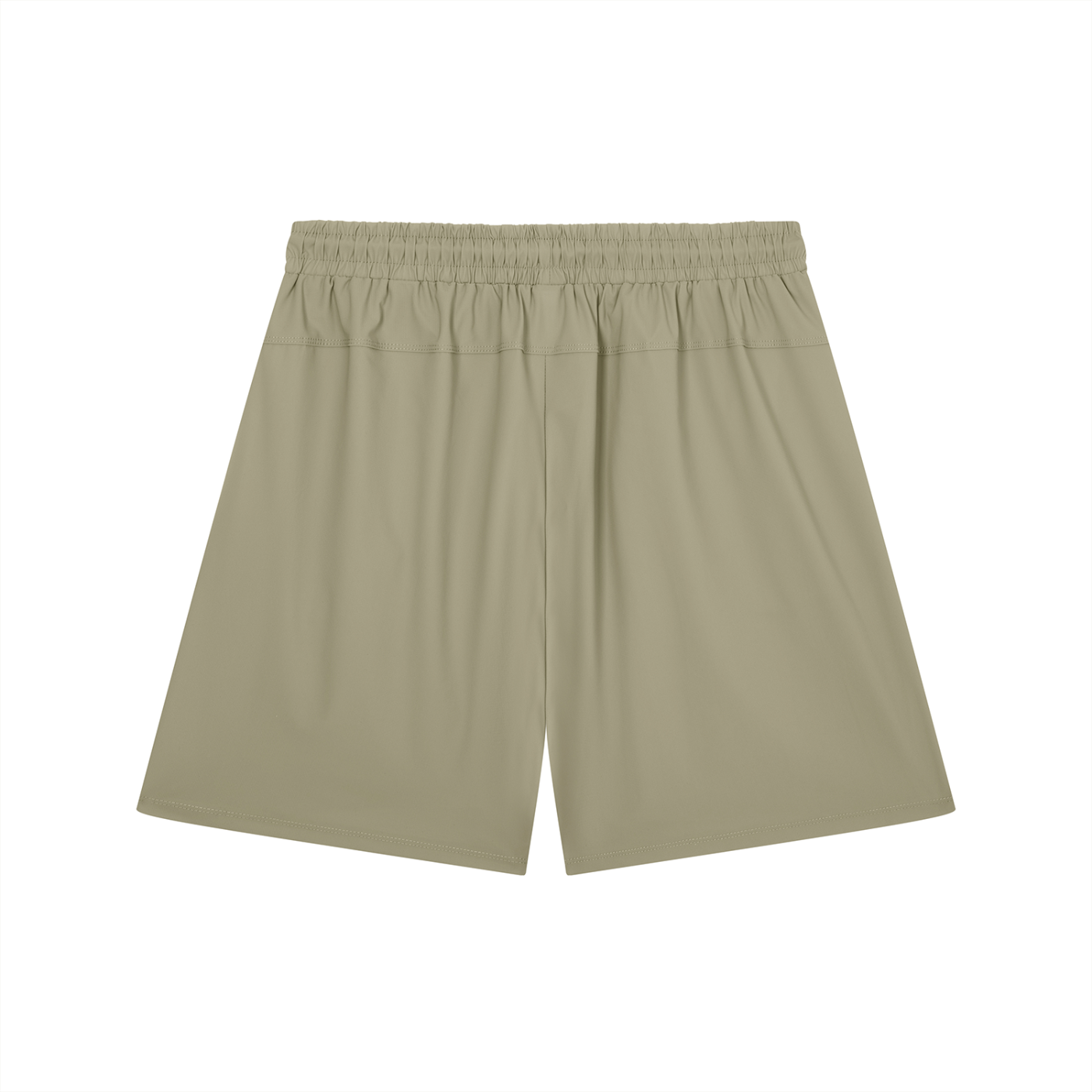 BLANKZ Light Drawstring Short — Khaki, back view