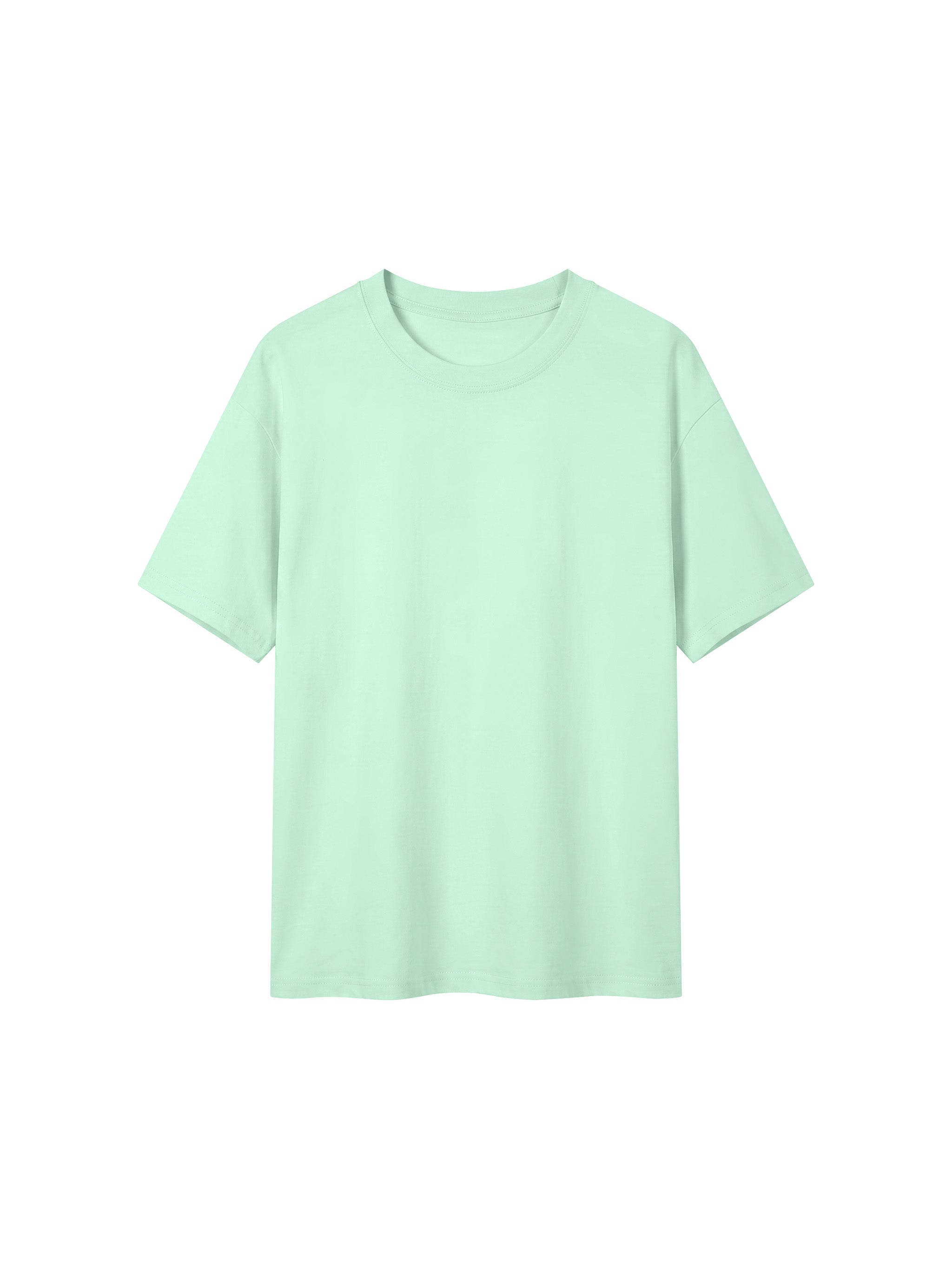 BLANKZ Everyday Cotton Tee — Mint Green, front view
