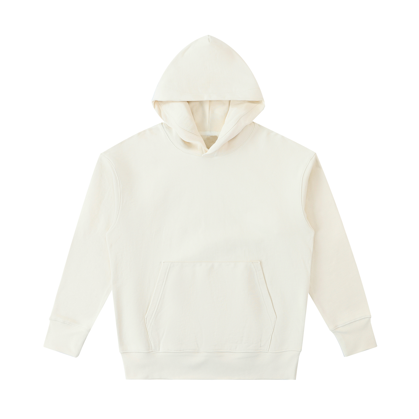 BLANKZ Ultraweight Cotton Hoodie 530 — Apricot, front view