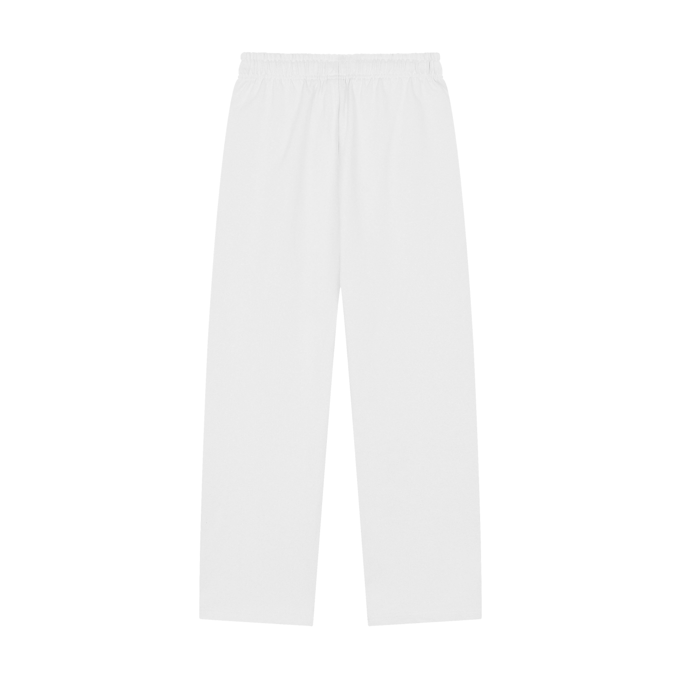BLANKZ Heavy Straight Sweatpant — White, back view
