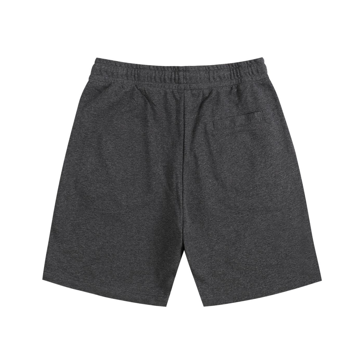 BLANKZ Essential Cotton Short — Dark Gray, back view