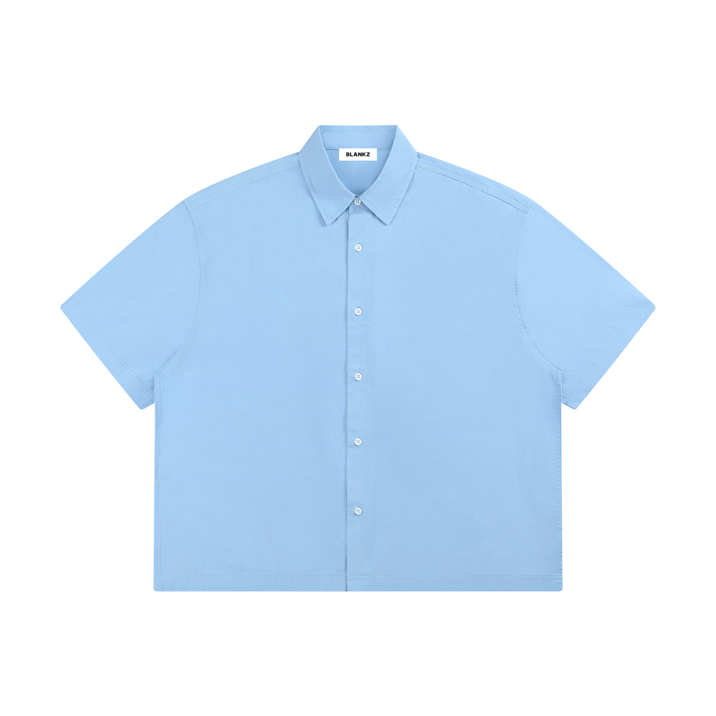 BLANKZ Light Short-Sleeve Shirt — Blue — front view