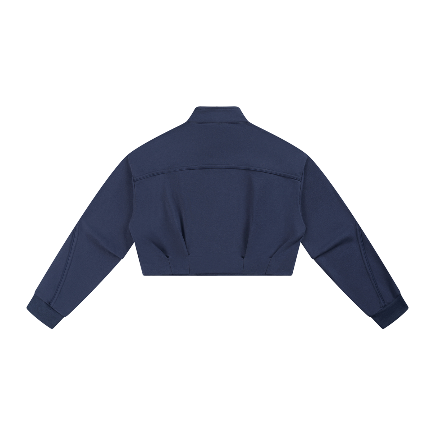 BLANKZ Button-Front Jacket — Navy Blue, back view