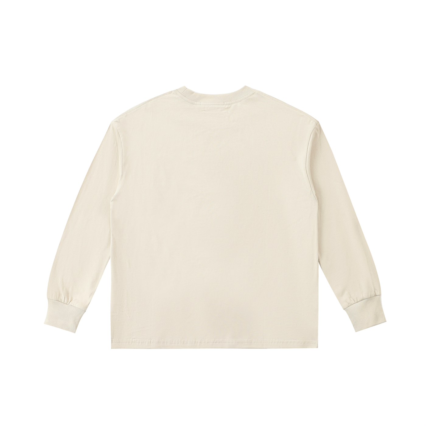 BLANKZ Kids' Quick-Dry Cotton Long-Sleeve Tee — Apricot, back view