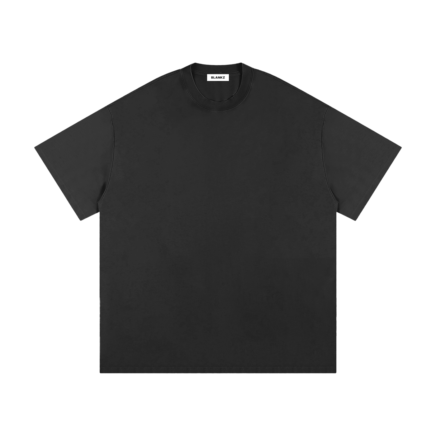 BLANKZ Loose Heavy Tee 275 — Dark Gray, front view
