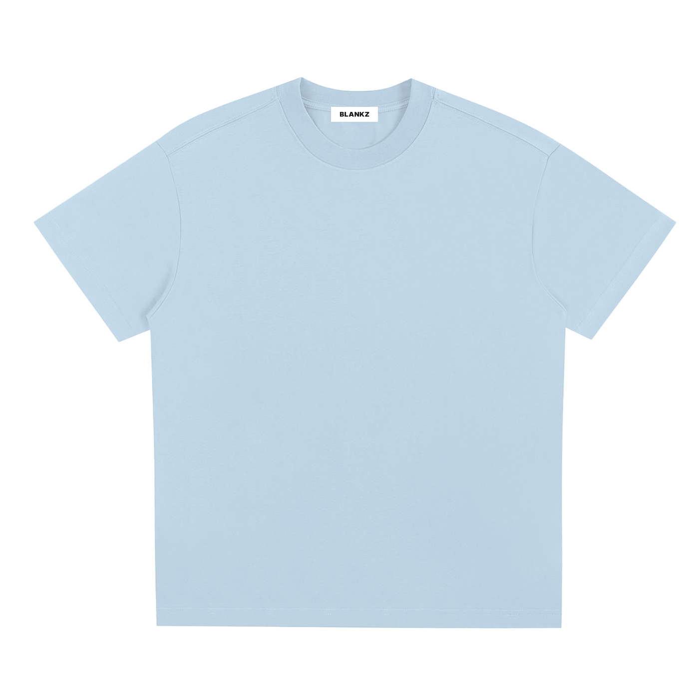 BLANKZ Sorona Quick-Dry Cooling Tee — Sky Blue, front view
