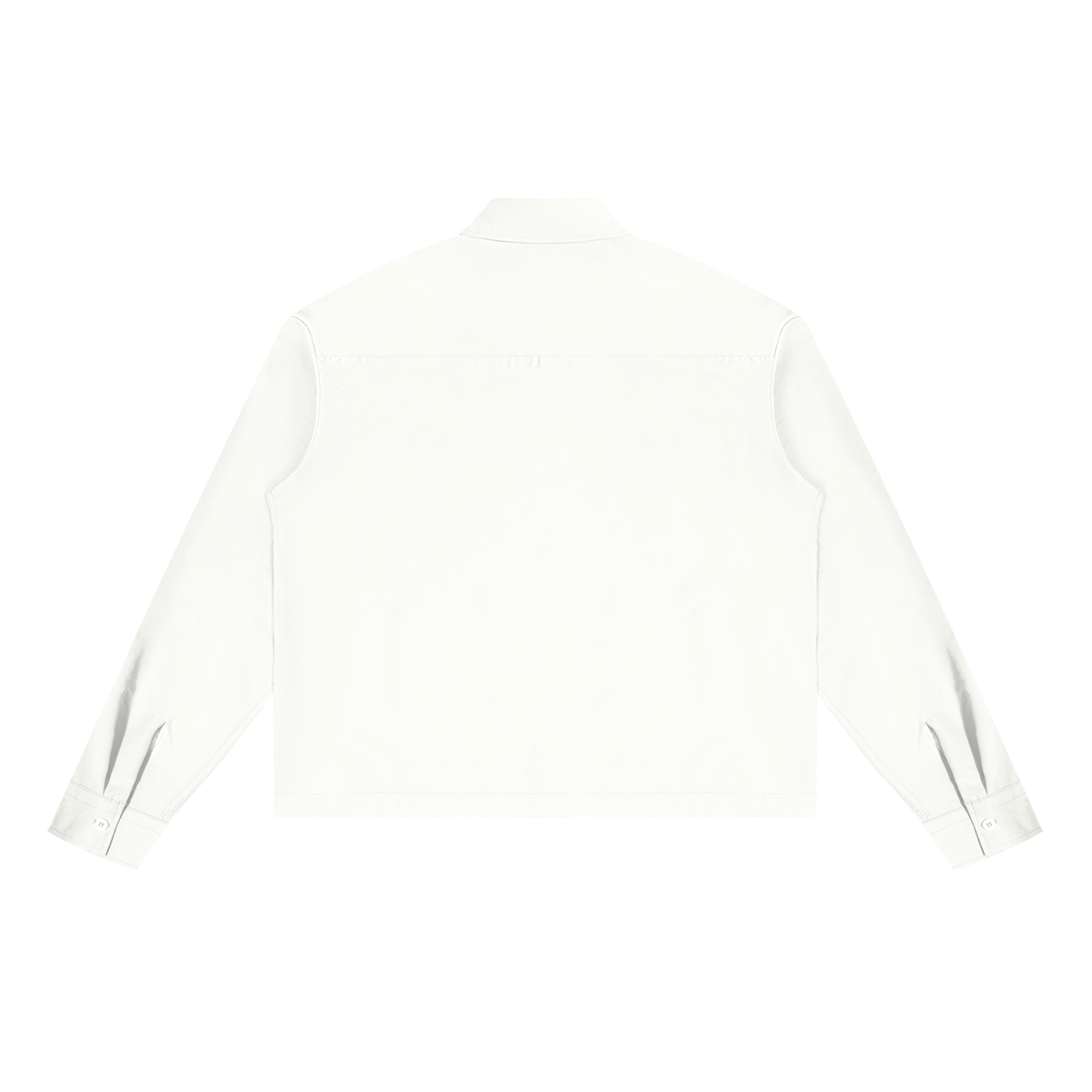 BLANKZ Light Long-Sleeve Shirt — White, back view