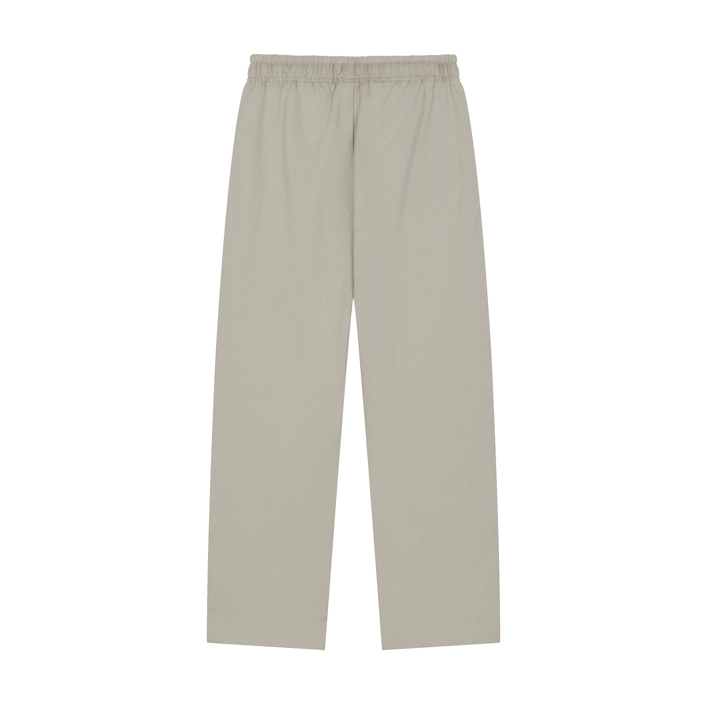 BLANKZ Heavy Straight Sweatpant — Light Gray, back view