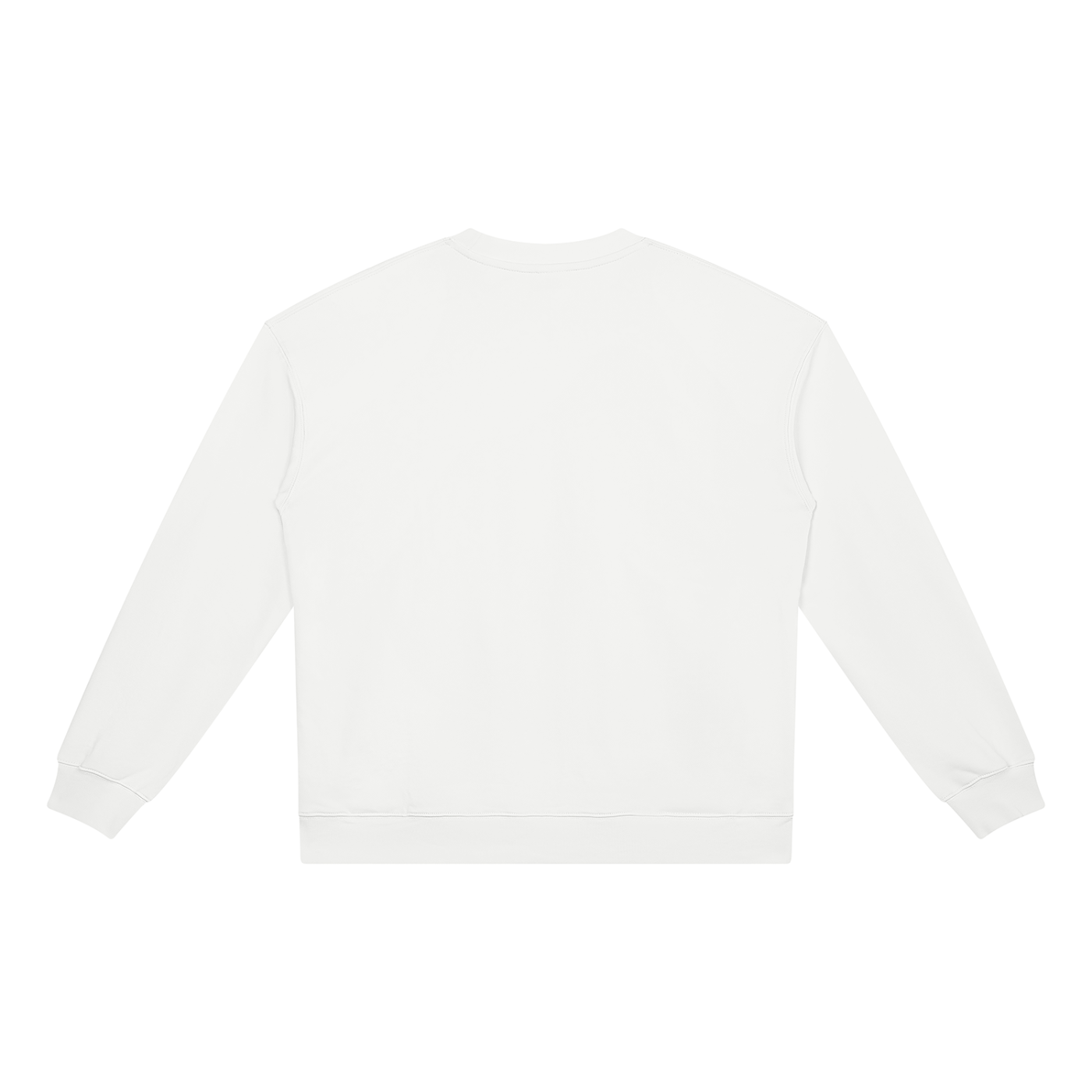BLANKZ Heavyweight Crew 420 — White, back view