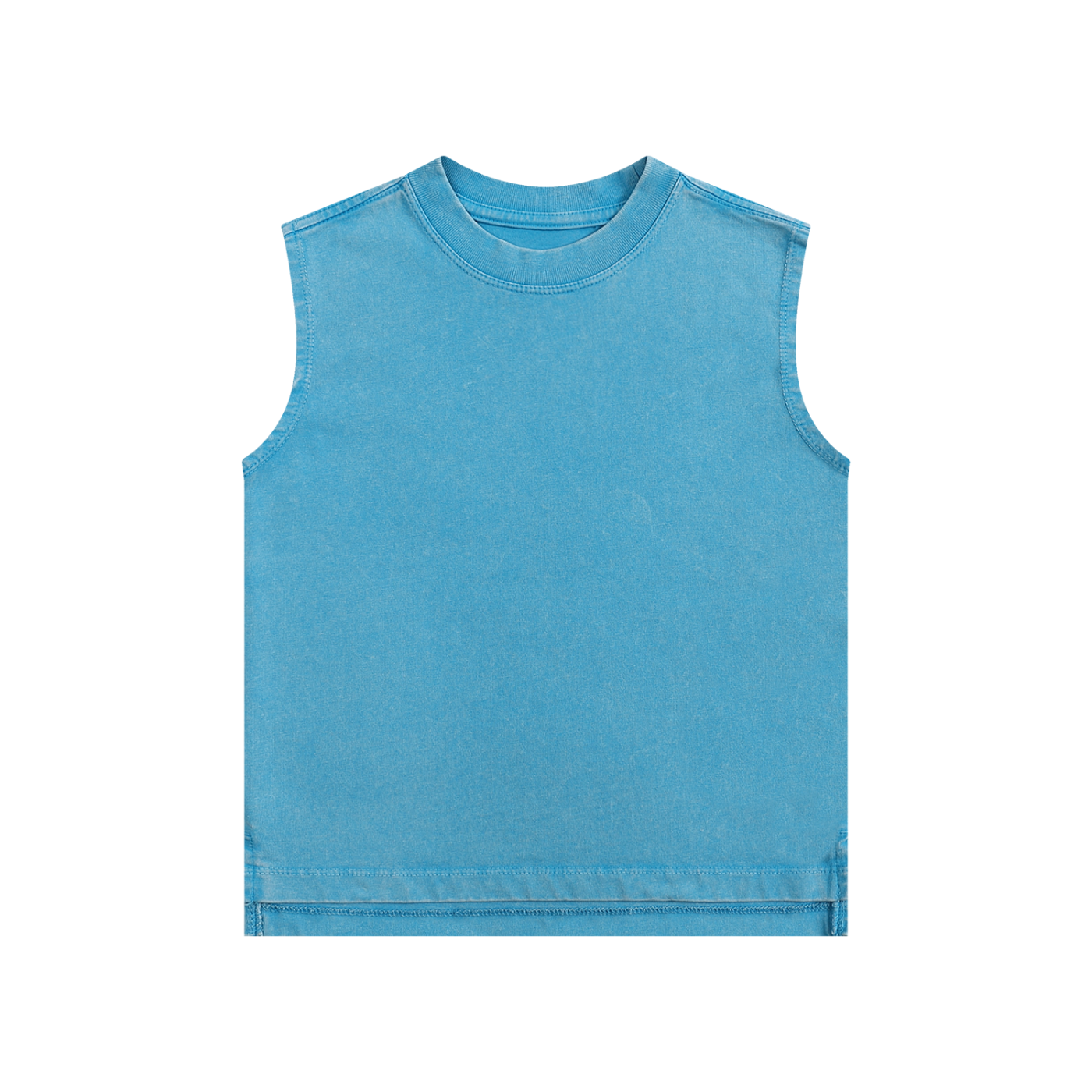BLANKZ Kids' Snow Washed Tank Top — Sky Blue — front view