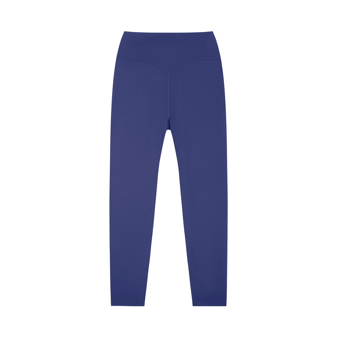 BLANKZ High-Waisted Yoga Leggings — Royal Blue, back view