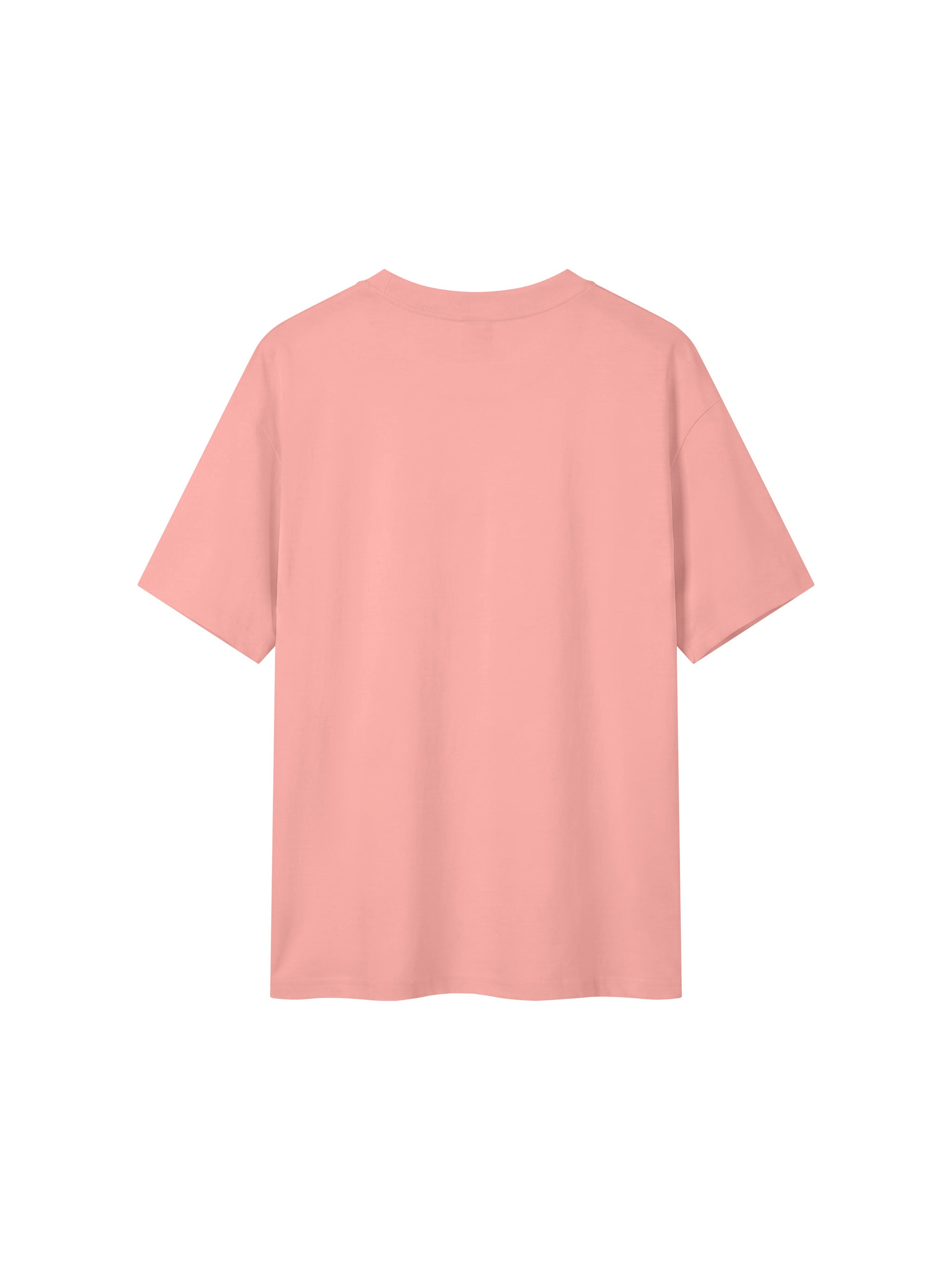 BLANKZ Everyday Cotton Tee — Dirty Pink, back view