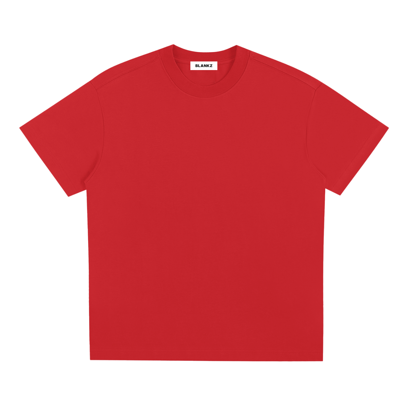 BLANKZ Sorona Quick-Dry Cooling Tee — Red, front view