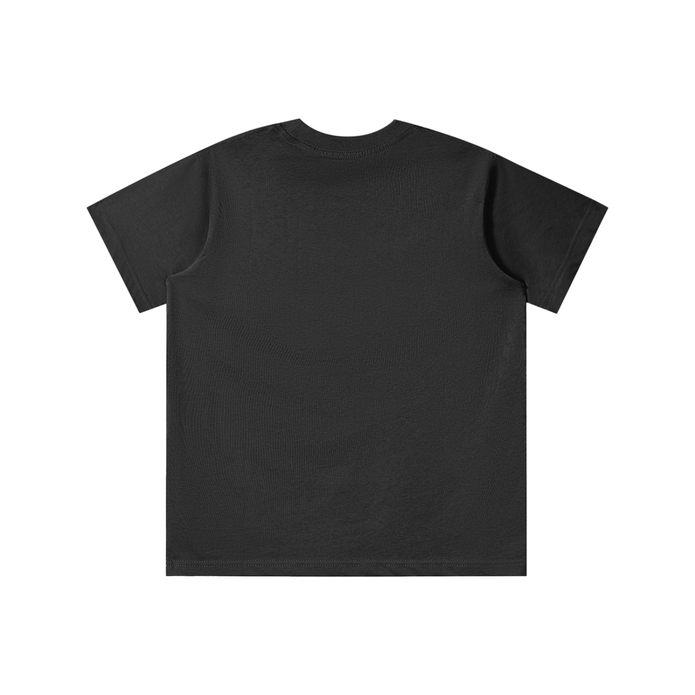 BLANKZ Kids' Essential Tee — Black, back view