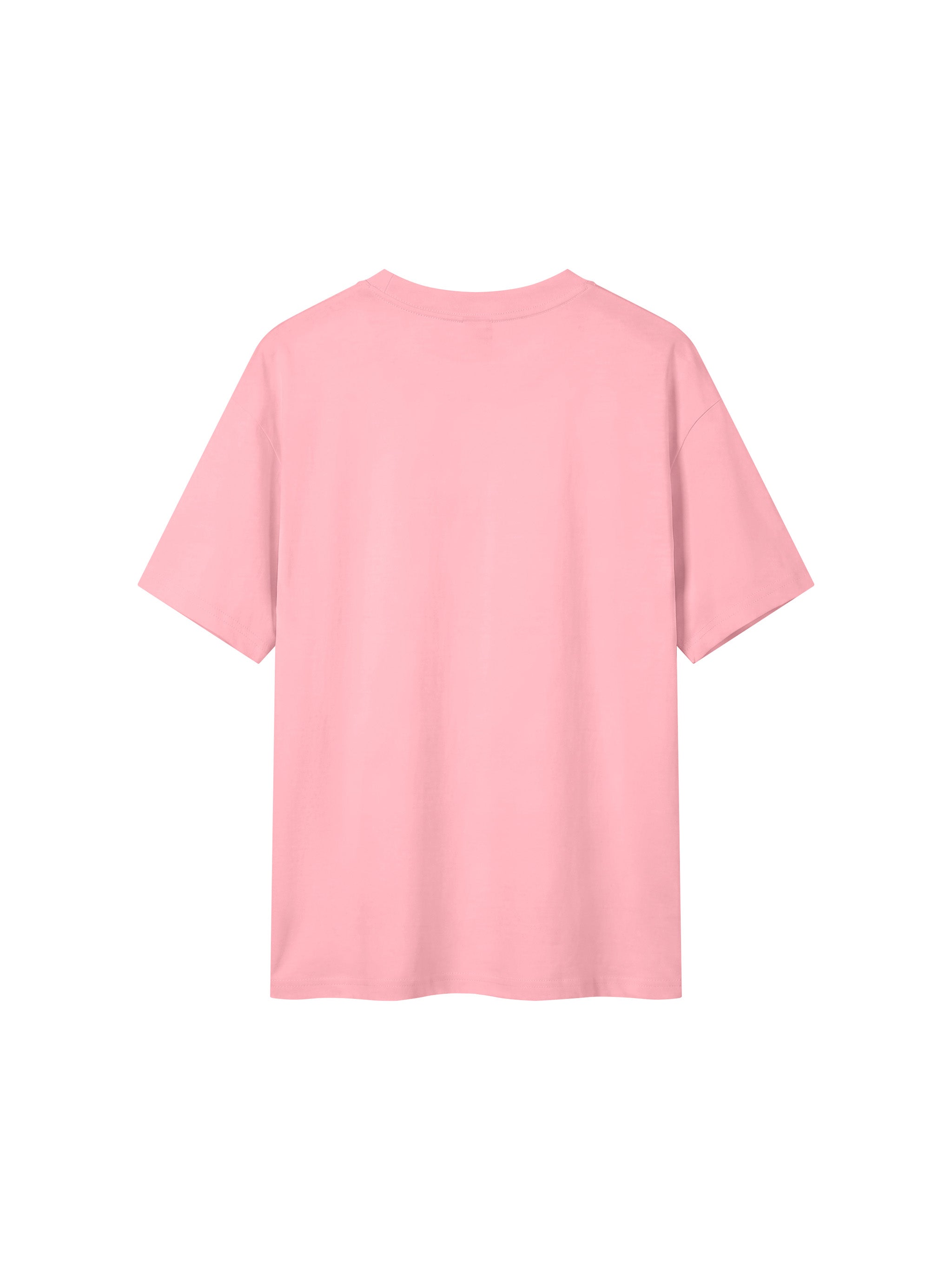 BLANKZ Everyday Cotton Tee — Pink, back view