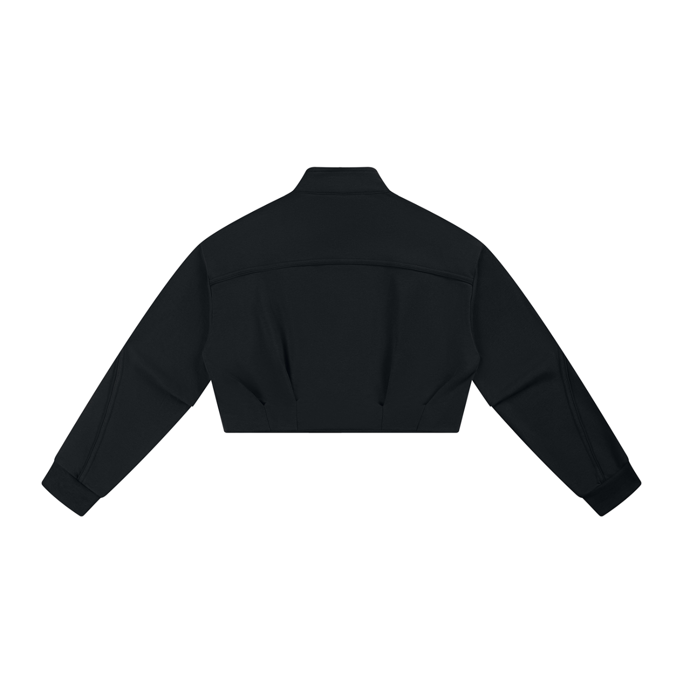 BLANKZ Button-Front Jacket — Black, back view