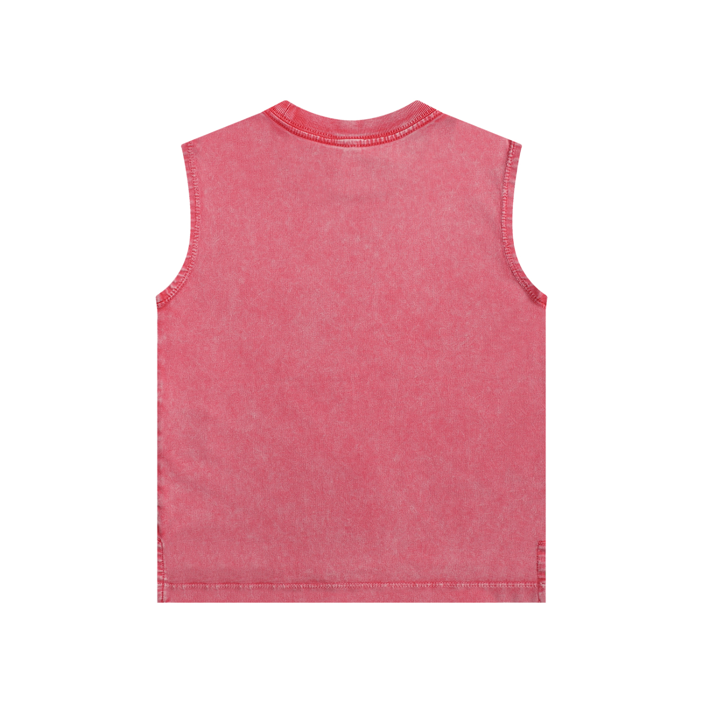 BLANKZ Kids' Snow Washed Tank Top — Pink — back view